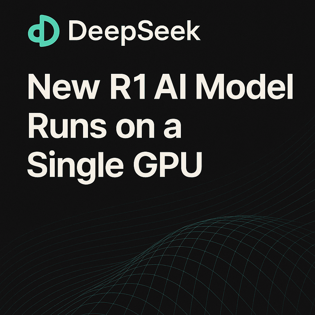 DeepSeek’in Yeni R1 AI Modeli Tek GPU ile Çalışabiliyor