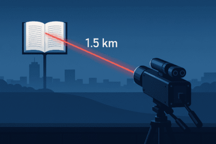 1,5 Kilometreden Yazı Okuyabilen Lazer