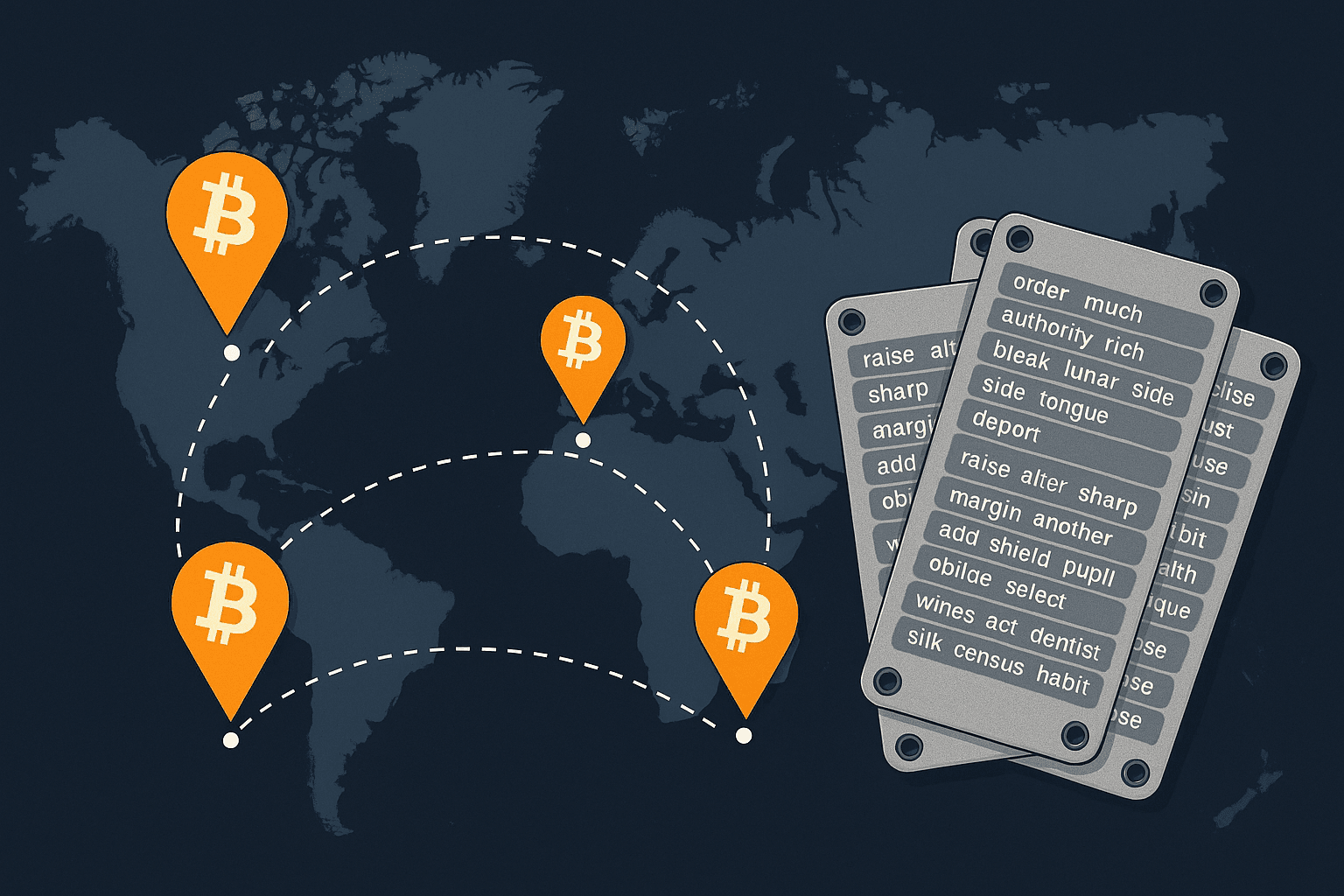 Bitcoin Ailesi Servetini Dört Kıtaya Sakladı