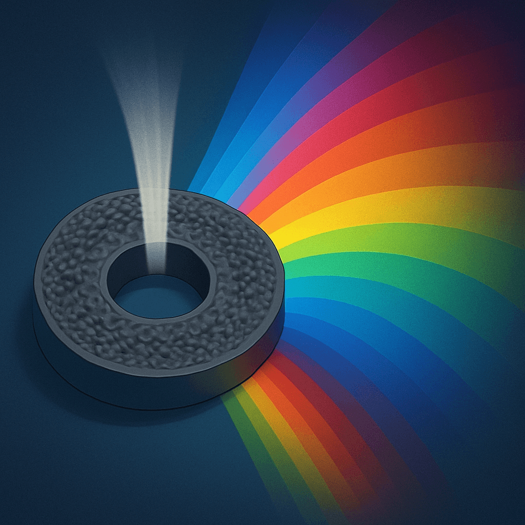 Ses Gökkuşağı: Yeni Cihaz Frekansları Mekansal Olarak Ayırıyor