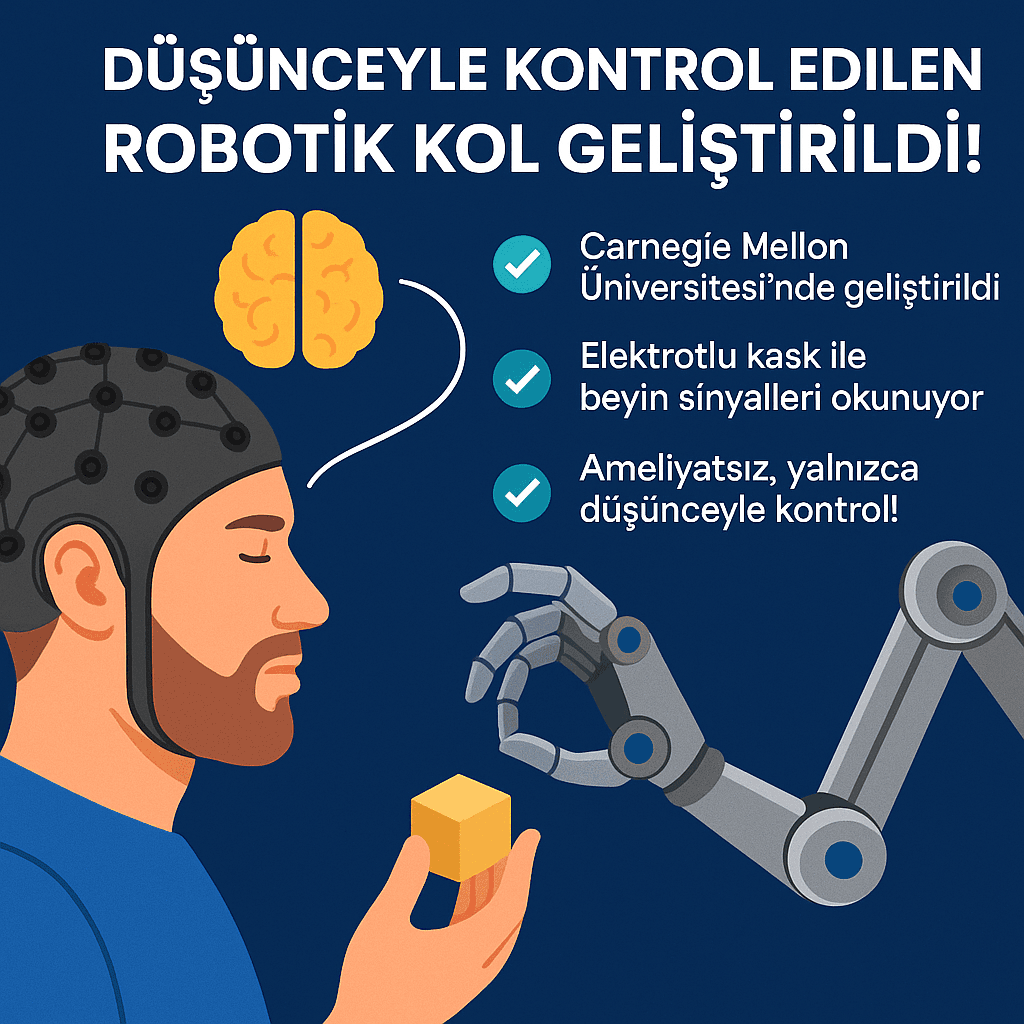 Düşünceyle Kontrol Edilen Robotik Kol