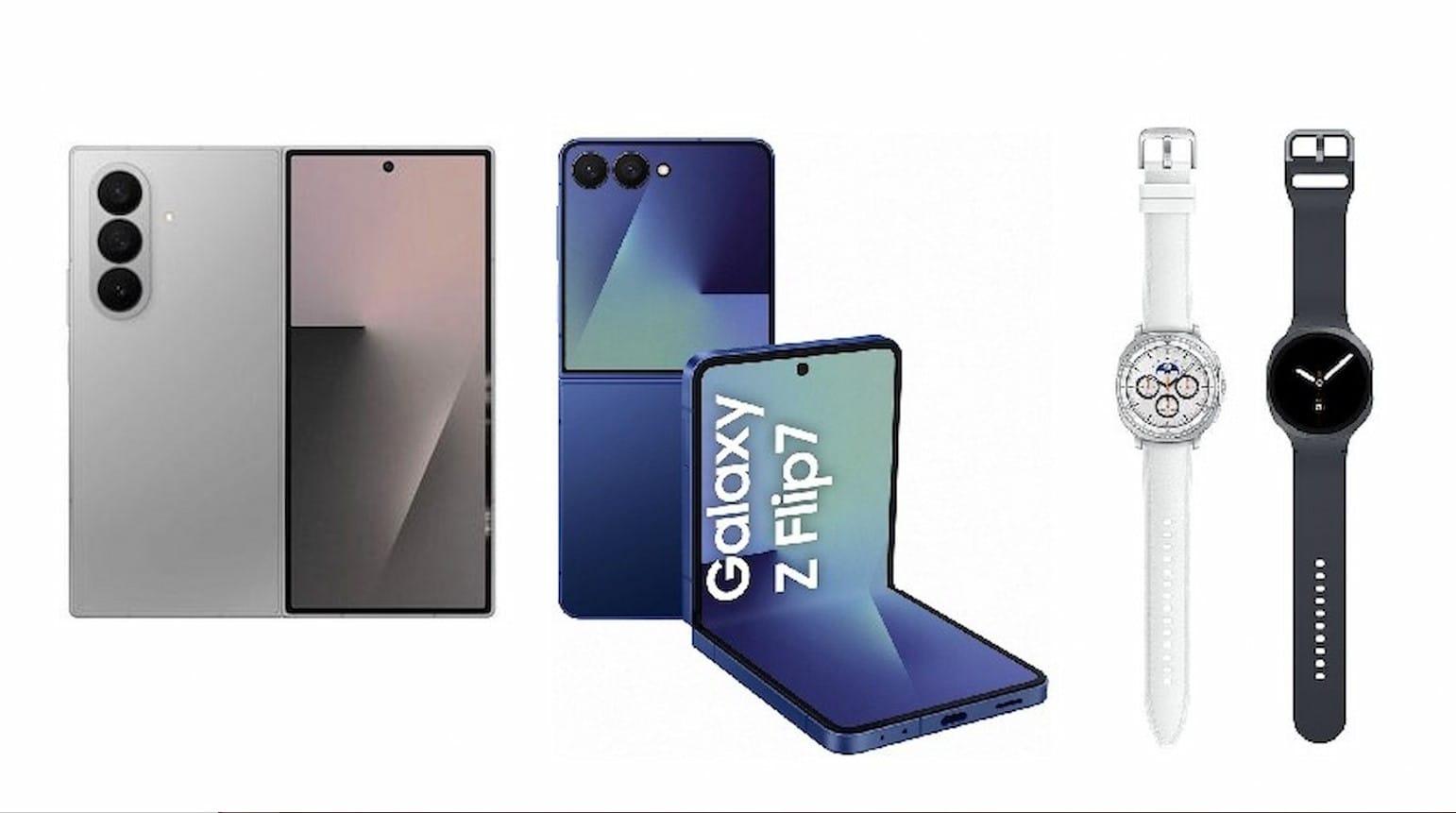 Samsung Galaxy Z Fold 7, Flip 7 (FE), Galaxy Watch 8 ve Watch Ultra