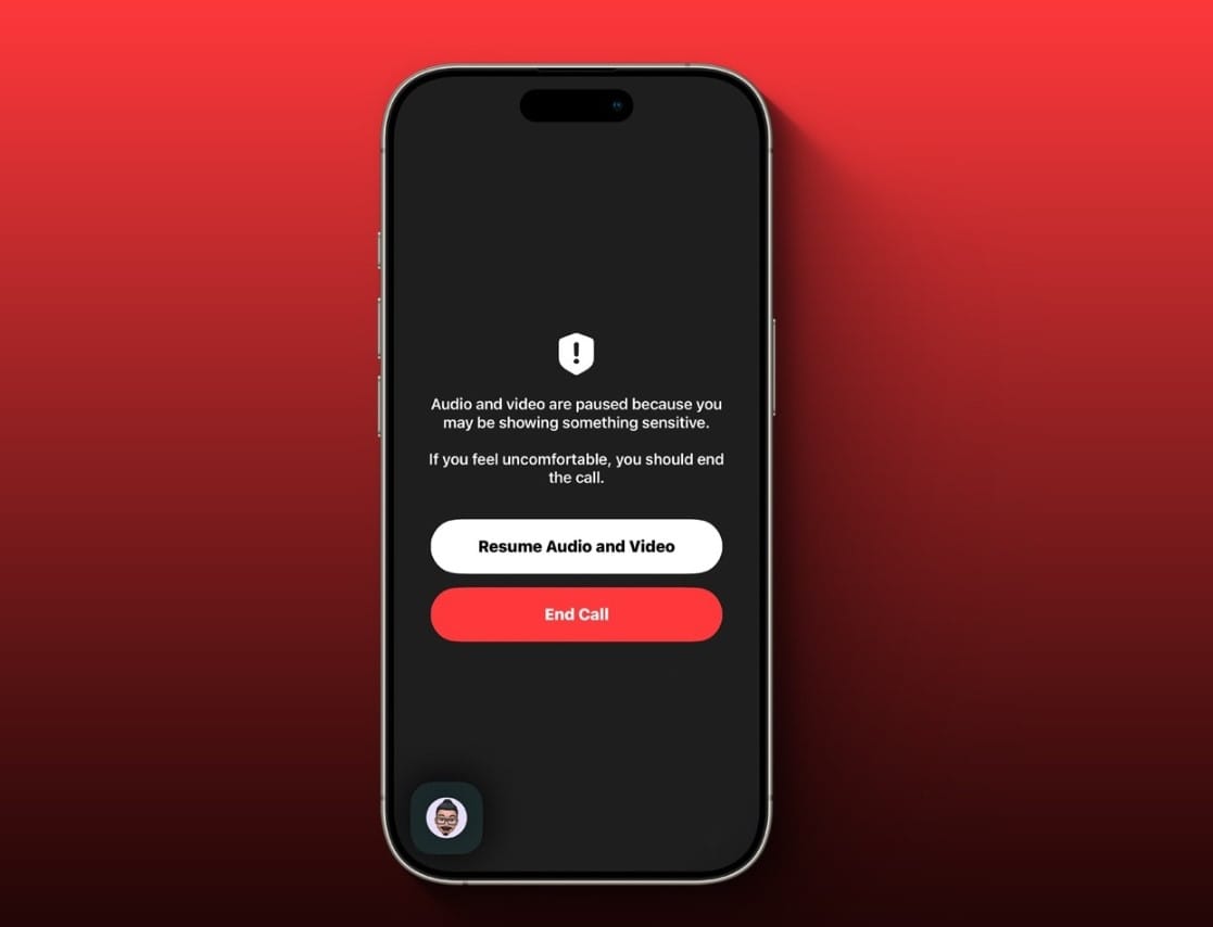 iOS 26 ile FaceTime'da Çıplaklık Algılandığında Görüşme Duruyor