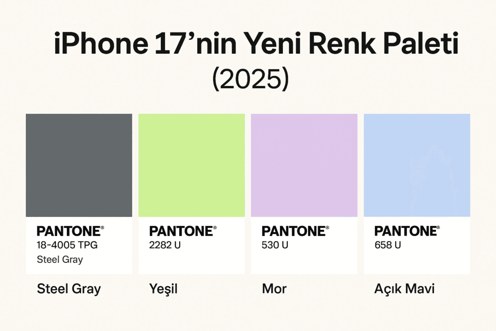 iPhone 17’nin Yeni Renk Paleti
